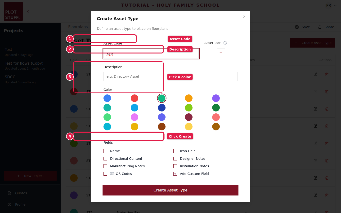 Configure dynamic fields