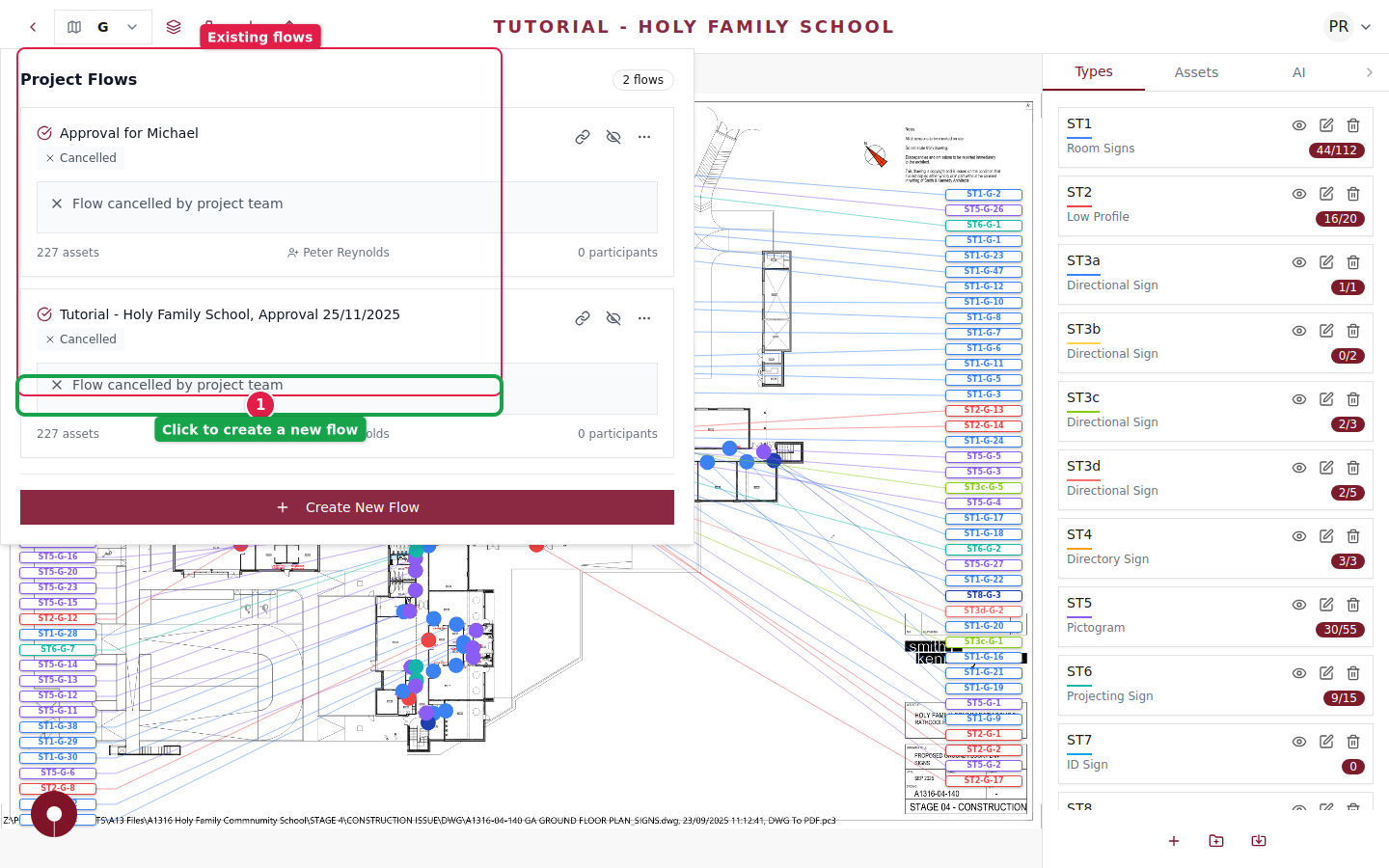 Share with inspectors